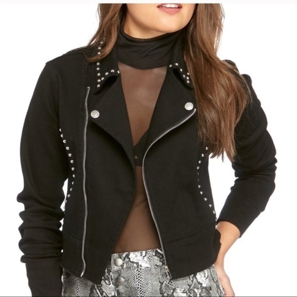 Rampage Black Motto Jacket Extra Small  NWT